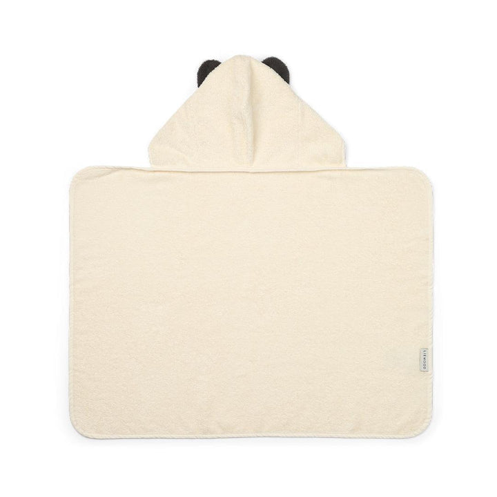 Liewood Vilas Panda Baby Hooded Towel - Creme De La Creme-Bath Towels-Creme De La Creme- | Natural Baby Shower