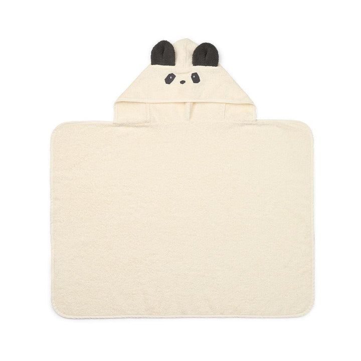 Liewood Vilas Panda Baby Hooded Towel - Creme De La Creme-Bath Towels-Creme De La Creme- | Natural Baby Shower