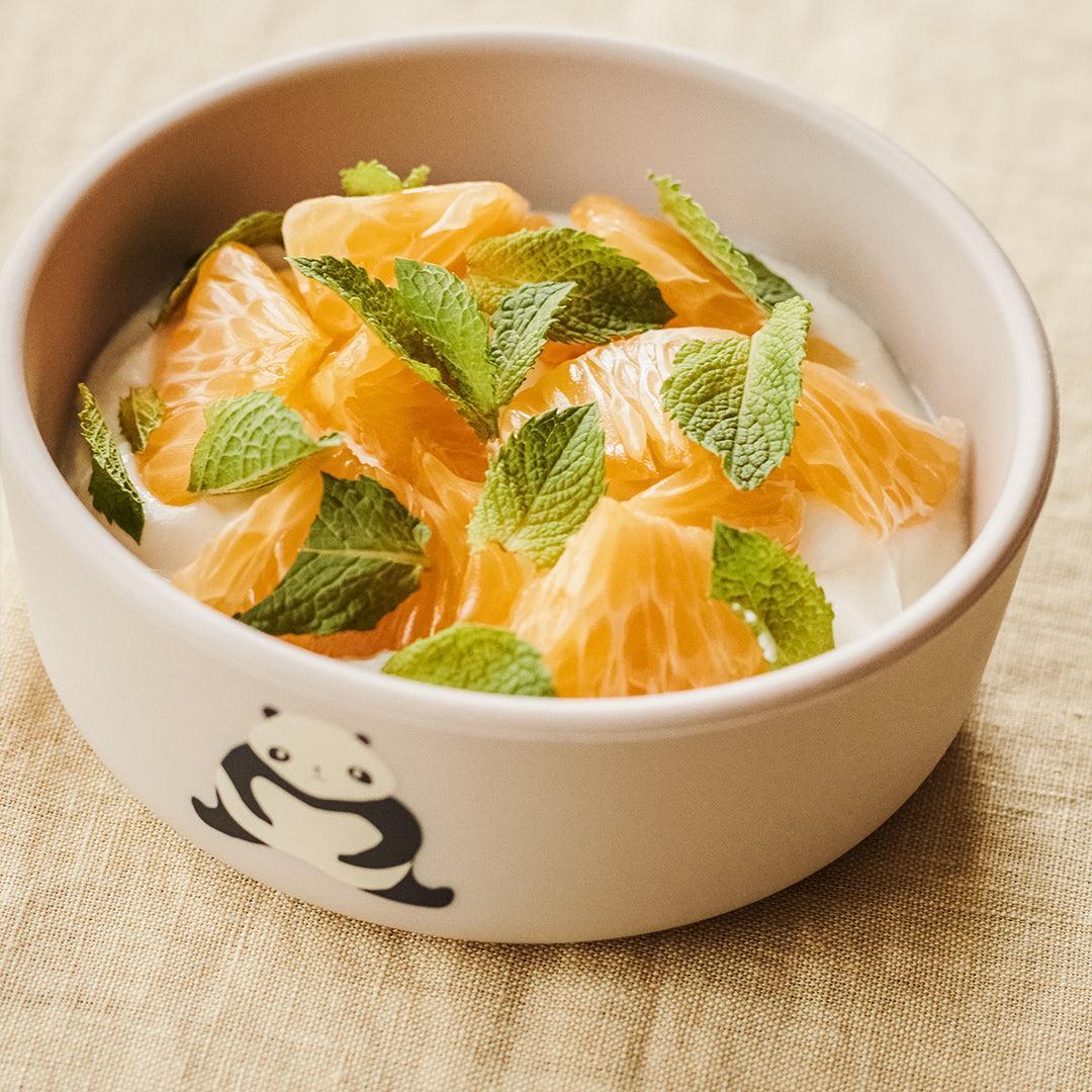 Liewood Vivi Printed Tableware Set - Panda / Sandy-Feeding Sets-Panda / Sandy- | Natural Baby Shower