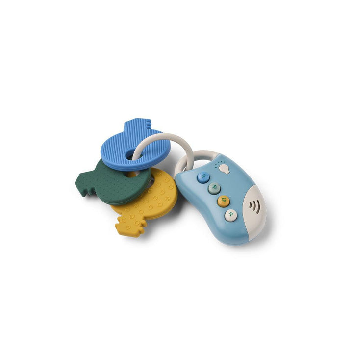 Liewood Vroom Car Keys - Beach Blue Multi Mix-Role Play- | Natural Baby Shower