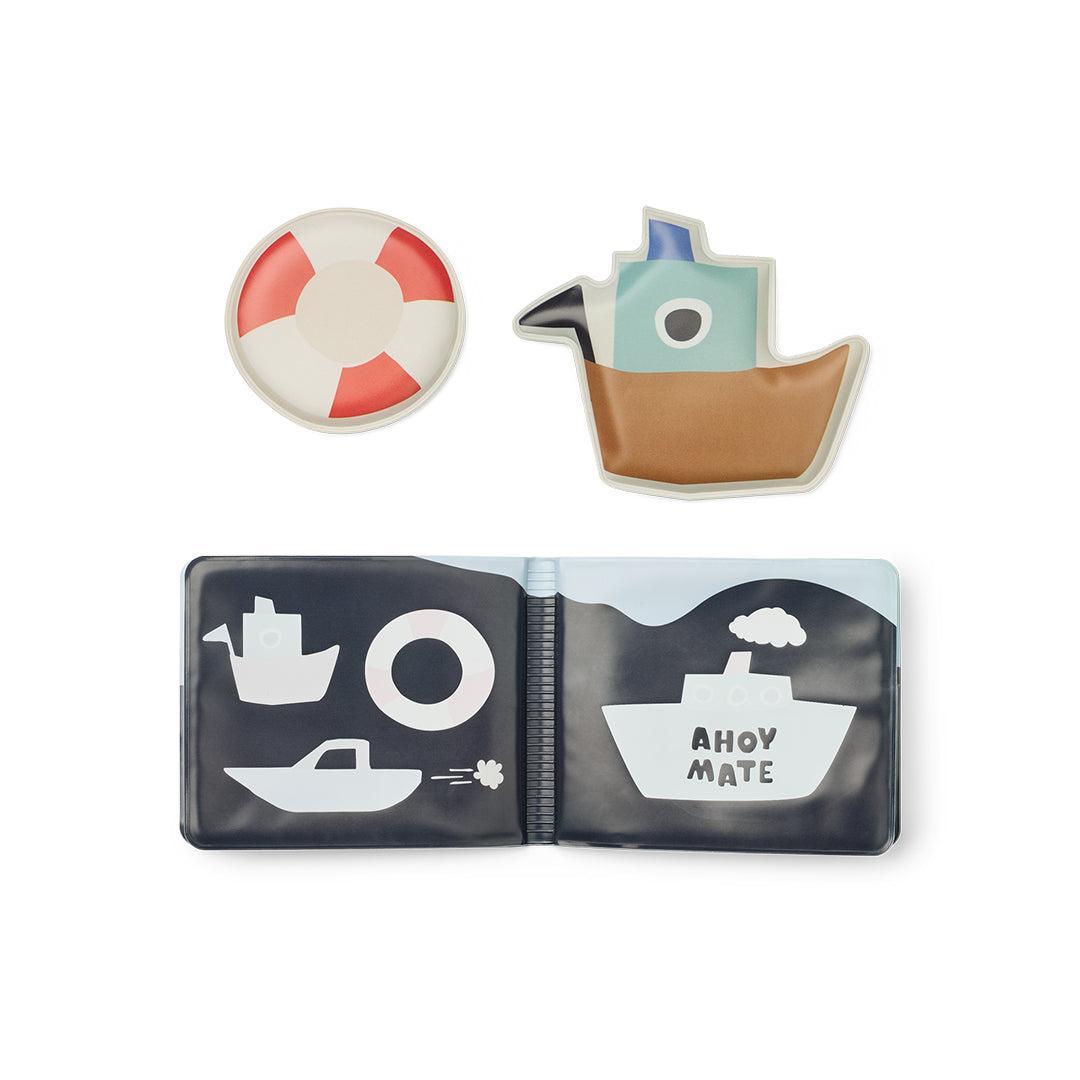Liewood Waylon Sailing Magic Water Book - Sailing / Sandy-Bath Toys-Sailing / Sandy- | Natural Baby Shower