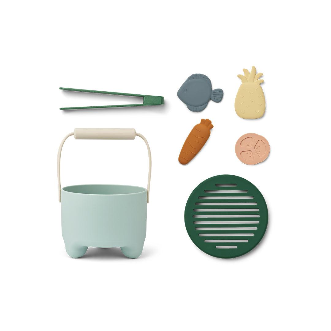 Liewood Wesley Bbq Play Set - Ice Blue Multi Mix-Outdoor Play-Ice Blue Multi Mix- | Natural Baby Shower