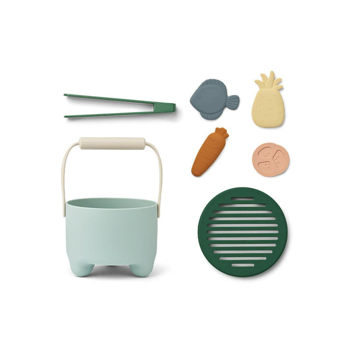 Liewood Wesley Bbq Play Set - Ice Blue Multi Mix-Outdoor Play-Ice Blue Multi Mix- | Natural Baby Shower