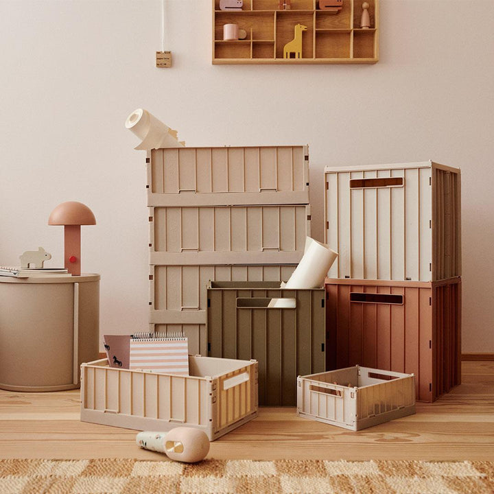 Liewood Weston Bed Roller w. Lid - Sandy-Storage-Sandy-One size | Natural Baby Shower