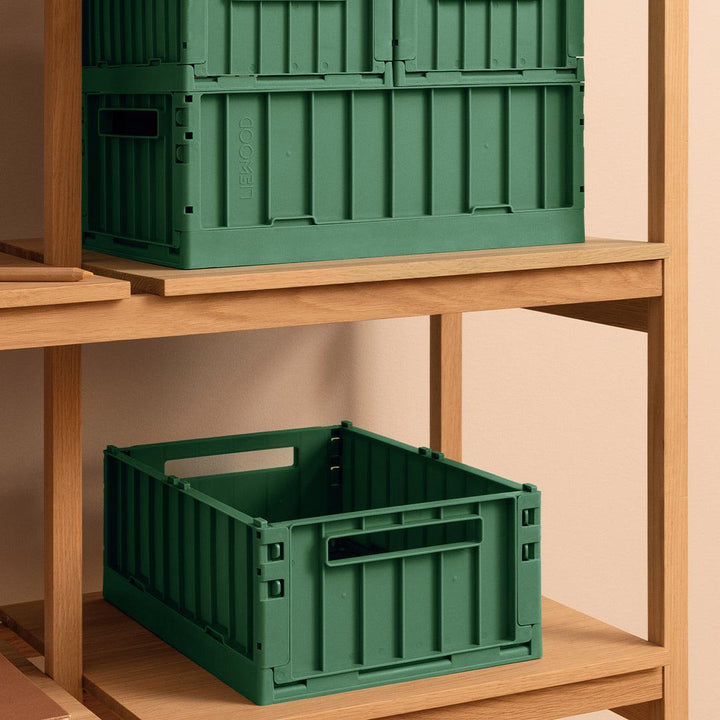 Liewood Weston Storage Box S 2-pack - Dusty Ivy-Storage-Dusty Ivy-One size | Natural Baby Shower