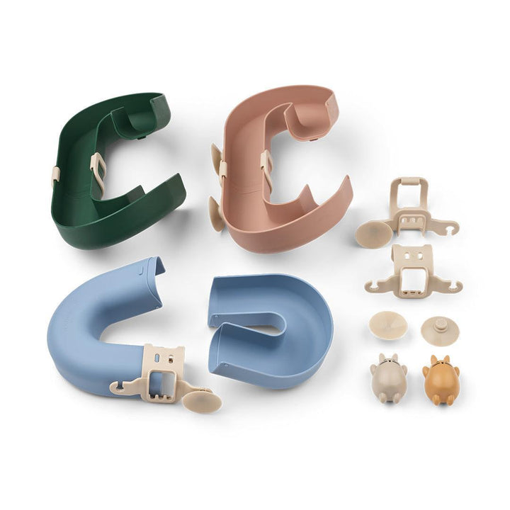 Liewood Yara Waterway Wall Mount - Garden Green Multi Mix-Bath Toys- | Natural Baby Shower