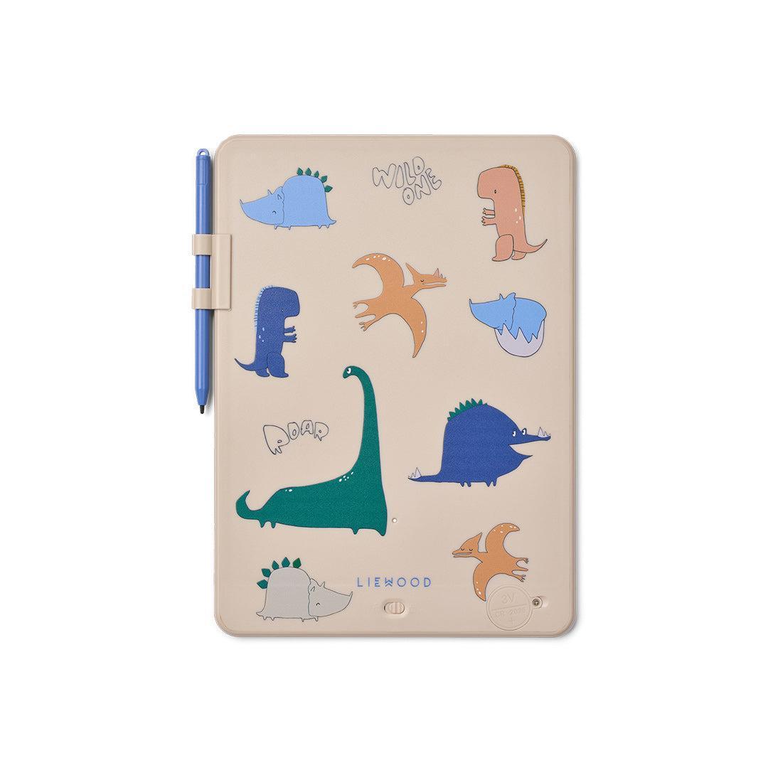 Liewood Zora Magic Drawing Board 10 Inches - Dino Roar / Sandy-Arts + Crafts- | Natural Baby Shower