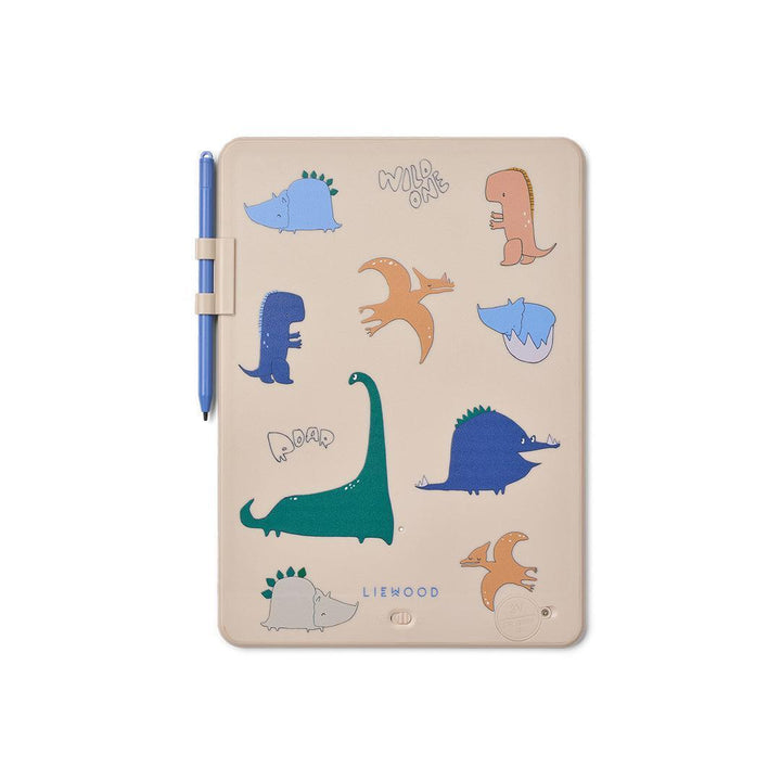 Liewood Zora Magic Drawing Board 10 Inches - Dino Roar / Sandy-Arts + Crafts- | Natural Baby Shower