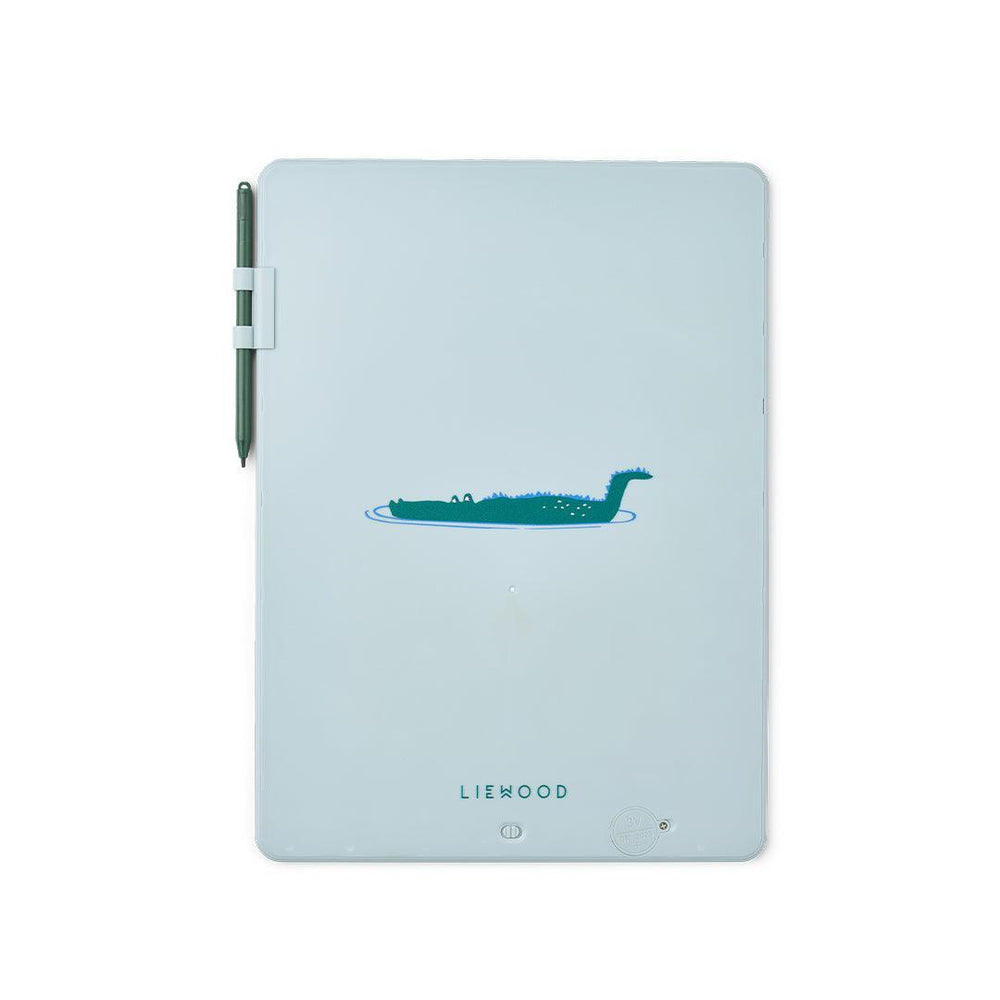 Liewood Zora Magic Drawing Board 13,5 inches - Croco / Dove Blue-Arts + Crafts-Croco / Dove Blue-One size | Natural Baby Shower