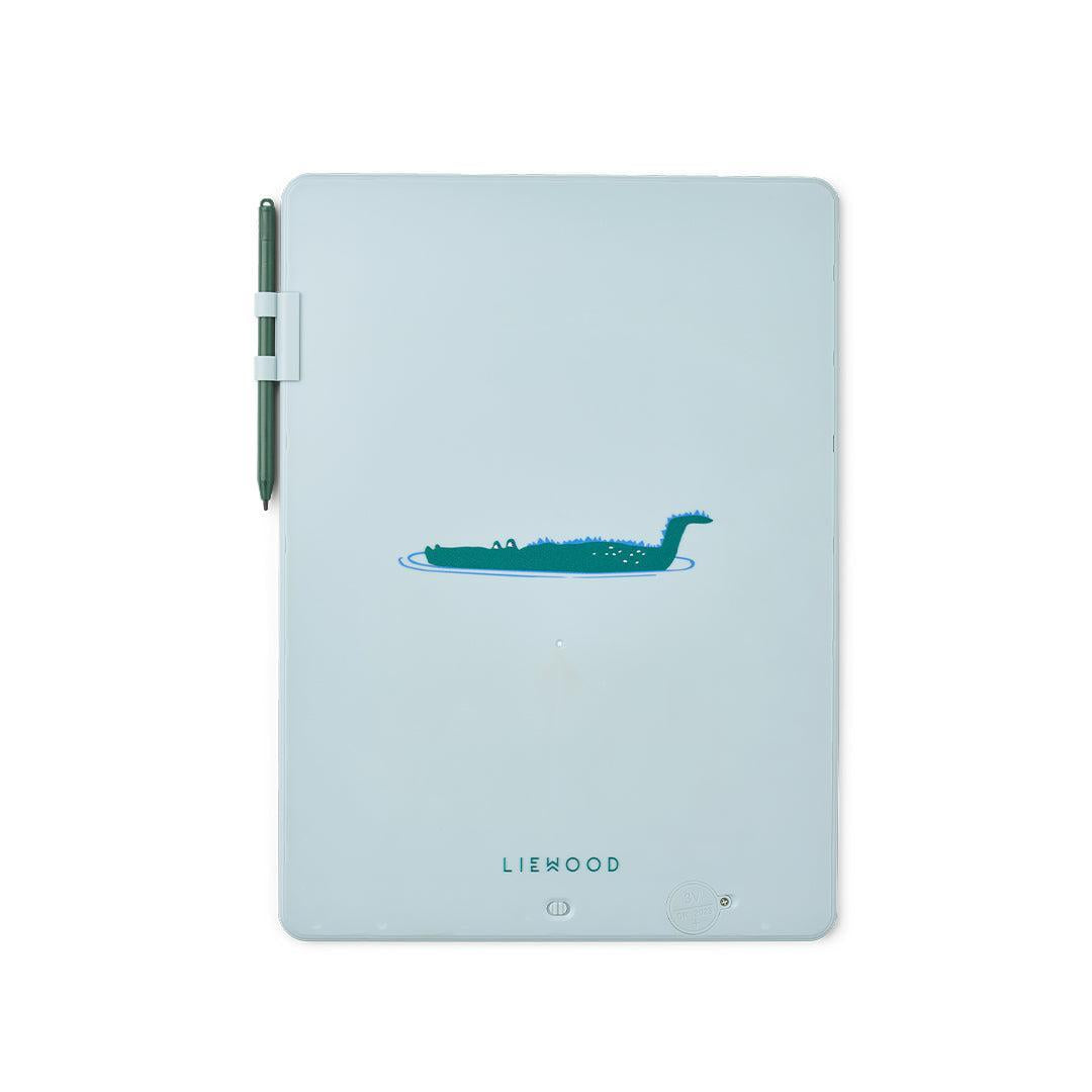 Liewood Zora Magic Drawing Board 13,5 inches - Croco / Dove Blue-Arts + Crafts-Croco / Dove Blue-One size | Natural Baby Shower