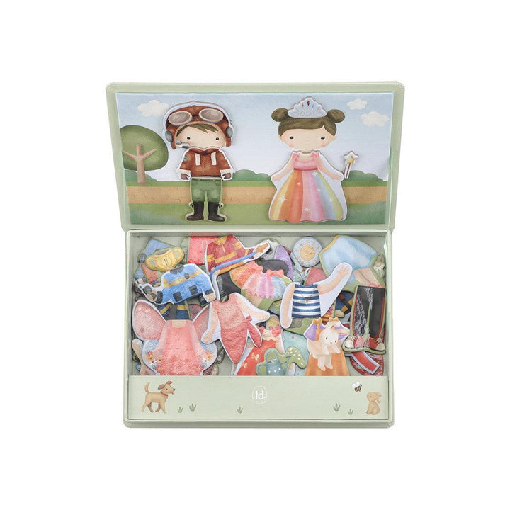 Little Dutch Magnetic Play Board - Dress-Up Jim & Rosa-Puzzles + Games- | Natural Baby Shower