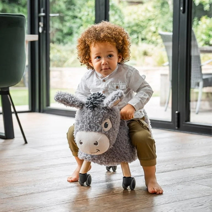 Little Bird Told Me Bojangles Rocking Donkey - Grey-Rocking Toys- | Natural Baby Shower
