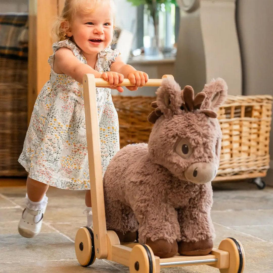 Little Bird Told Me - Push-Along - Donkey - Norbert-Push-Alongs-Norbert-12m+ | Natural Baby Shower