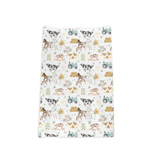 The Little Bumble Co. Anti Roll Changing Mat - Farm Yard-Changing Mats-Farm Yard-one size | Natural Baby Shower