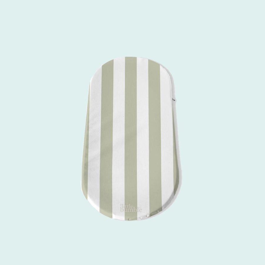 The Little Bumble Co. Changing Basket Mat Liner - Green Stripe-Changing Mat Liners-Green Stripe-one size | Natural Baby Shower