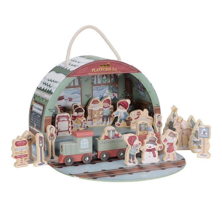 Little Dutch Traintrack Advent Calendar-Seasonal Decorations- | Natural Baby Shower