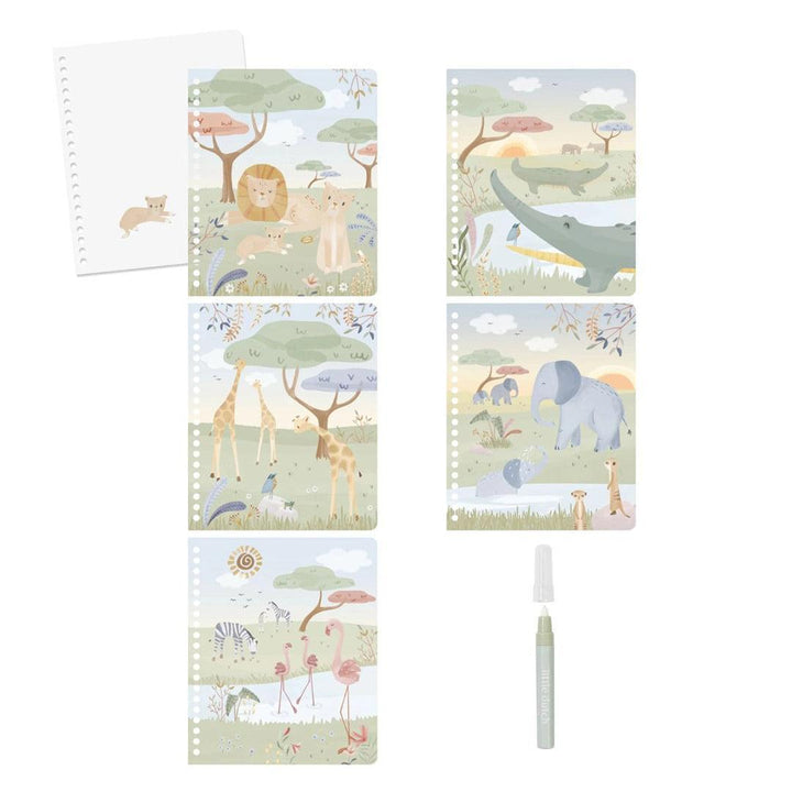 Little Dutch Watermagic Book - Safari Jim-Arts + Crafts- | Natural Baby Shower