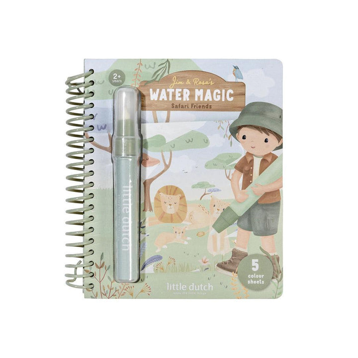 Little Dutch Watermagic Book - Safari Jim-Arts + Crafts- | Natural Baby Shower