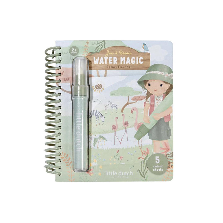 Little Dutch Watermagic Book - Safari Rosa-Arts + Crafts- | Natural Baby Shower