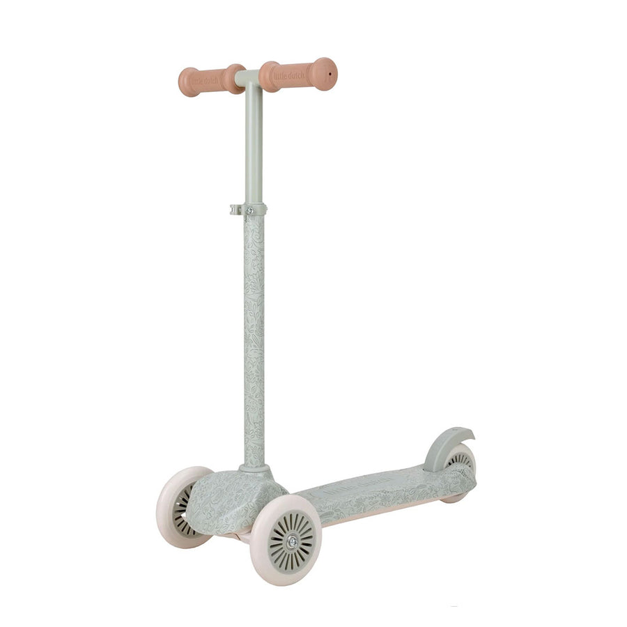 Little Dutch 3 Wheel Scooter - Green-Scooters- | Natural Baby Shower