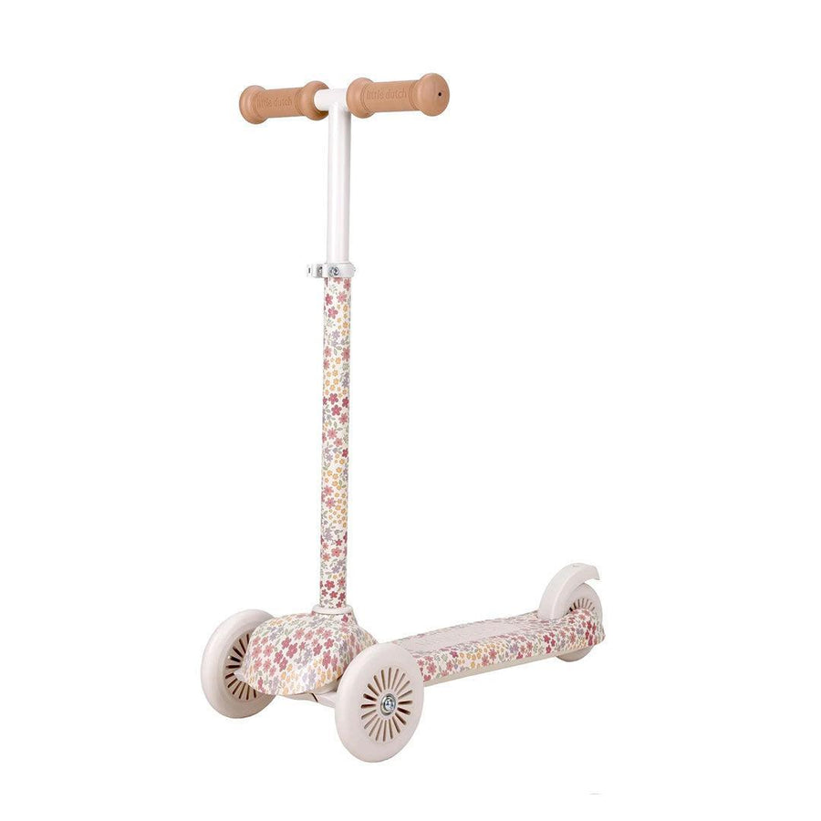 Little Dutch 3 Wheel Scooter - Off White-Scooters-Off White- | Natural Baby Shower