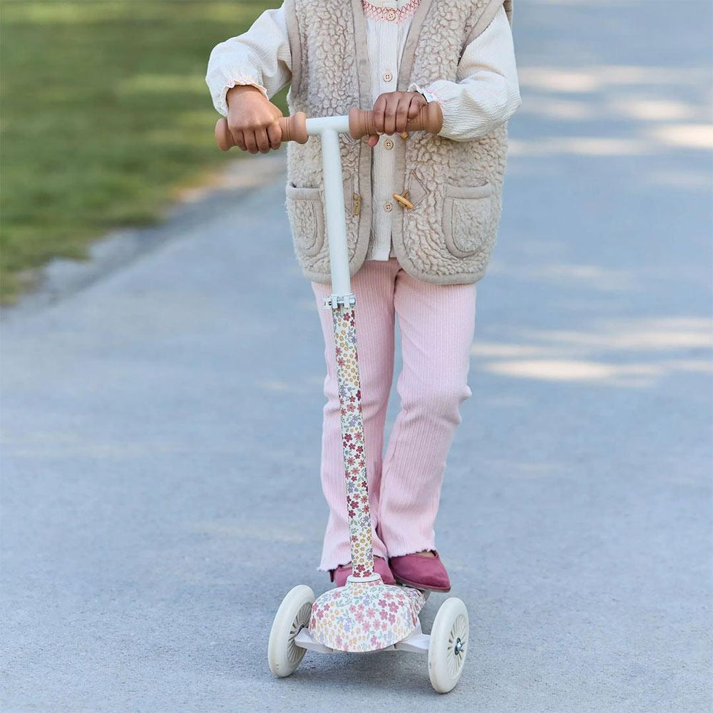 Little Dutch 3 Wheel Scooter - Off White-Scooters-Off White- | Natural Baby Shower