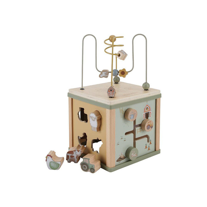 Little Dutch Activity Cube - Little Farm - Cube-Activity Cubes-Little Farm-Cube | Natural Baby Shower