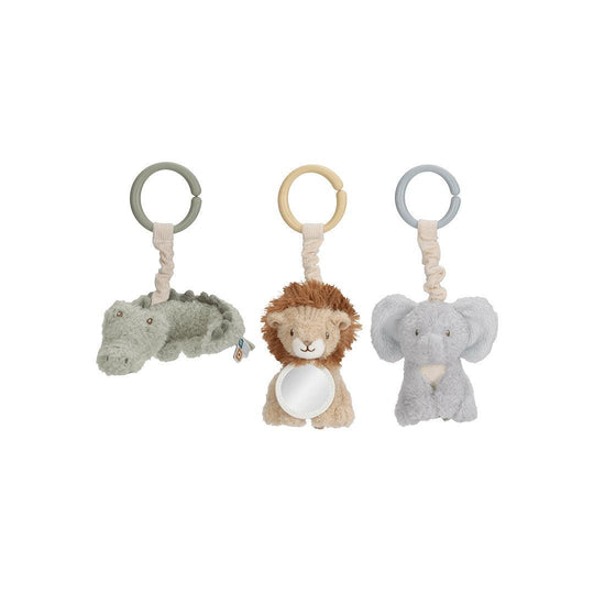 Little Dutch Activity Hangers - Safari Friends-Soft Toys- | Natural Baby Shower