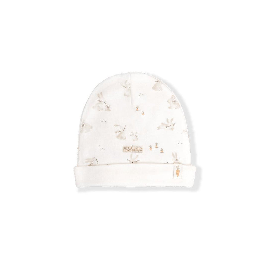 Little Dutch Baby Cap - White - Baby Bunny-Hats-White-44/56 | Natural Baby Shower