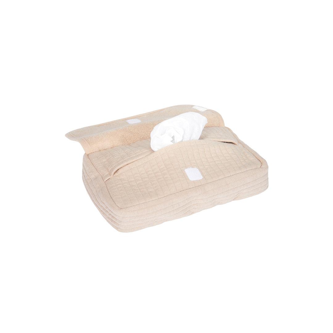 Little Dutch Baby Wipes Cover - Pure Beige-Wet Wipe Covers-Pure Beige- | Natural Baby Shower