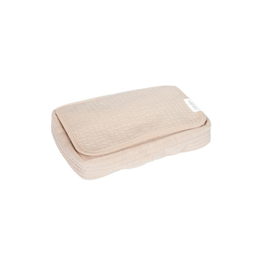 Little Dutch Baby Wipes Cover - Pure Beige-Wet Wipe Covers-Pure Beige- | Natural Baby Shower