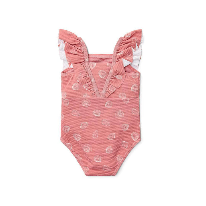 Little Dutch Bathing Suit - Ocean Treasures Pink-Swimsuits-Ocean Treasures Pink-86/92 | Natural Baby Shower