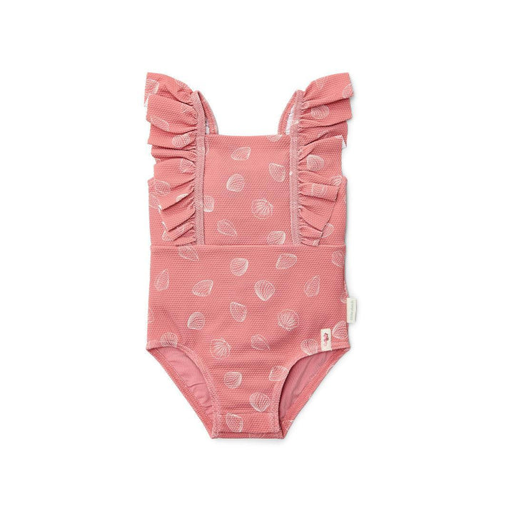 Little Dutch Bathing Suit - Ocean Treasures Pink-Swimsuits-Ocean Treasures Pink-86/92 | Natural Baby Shower