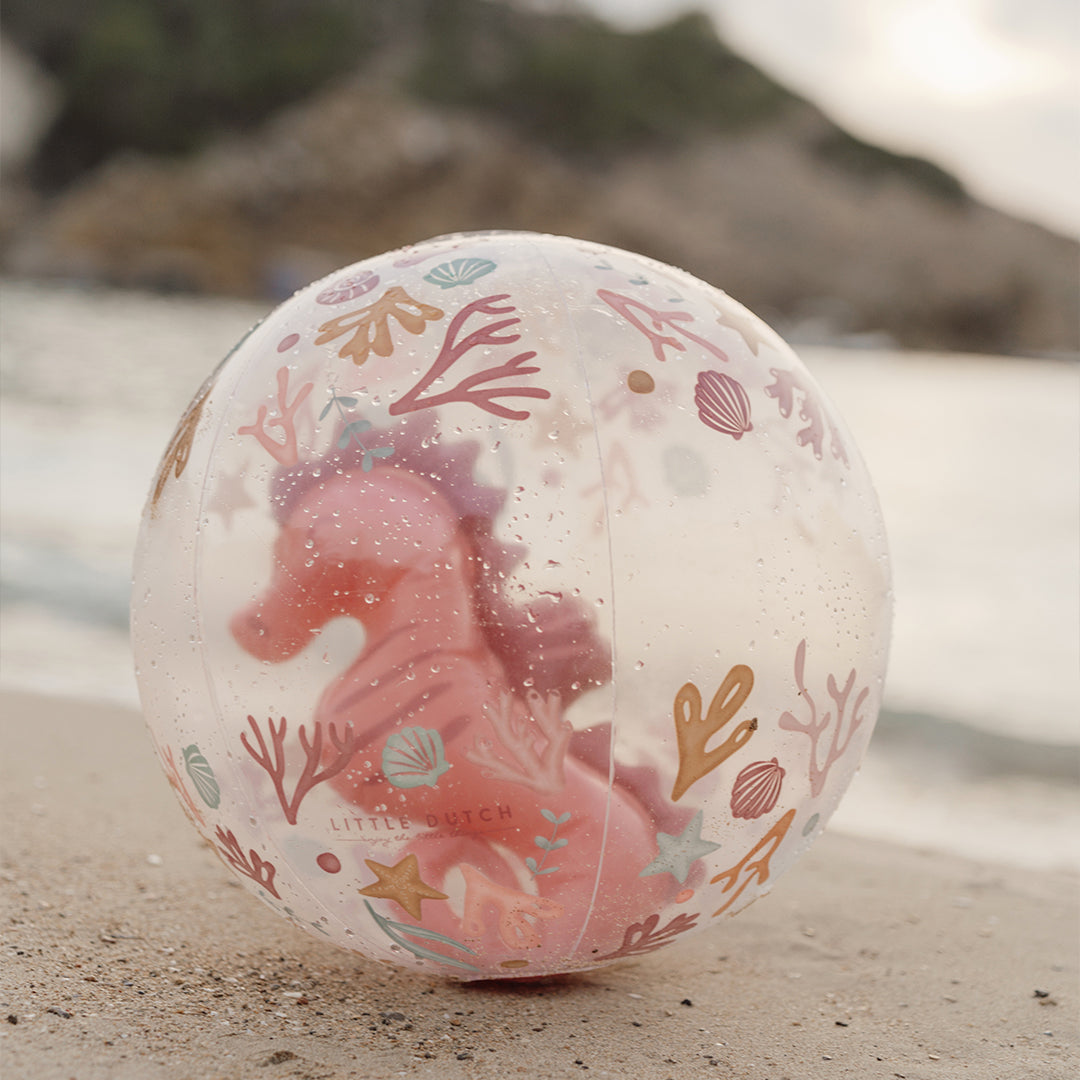 Little Dutch 3D Beach Ball - Pink - Ocean Dreams