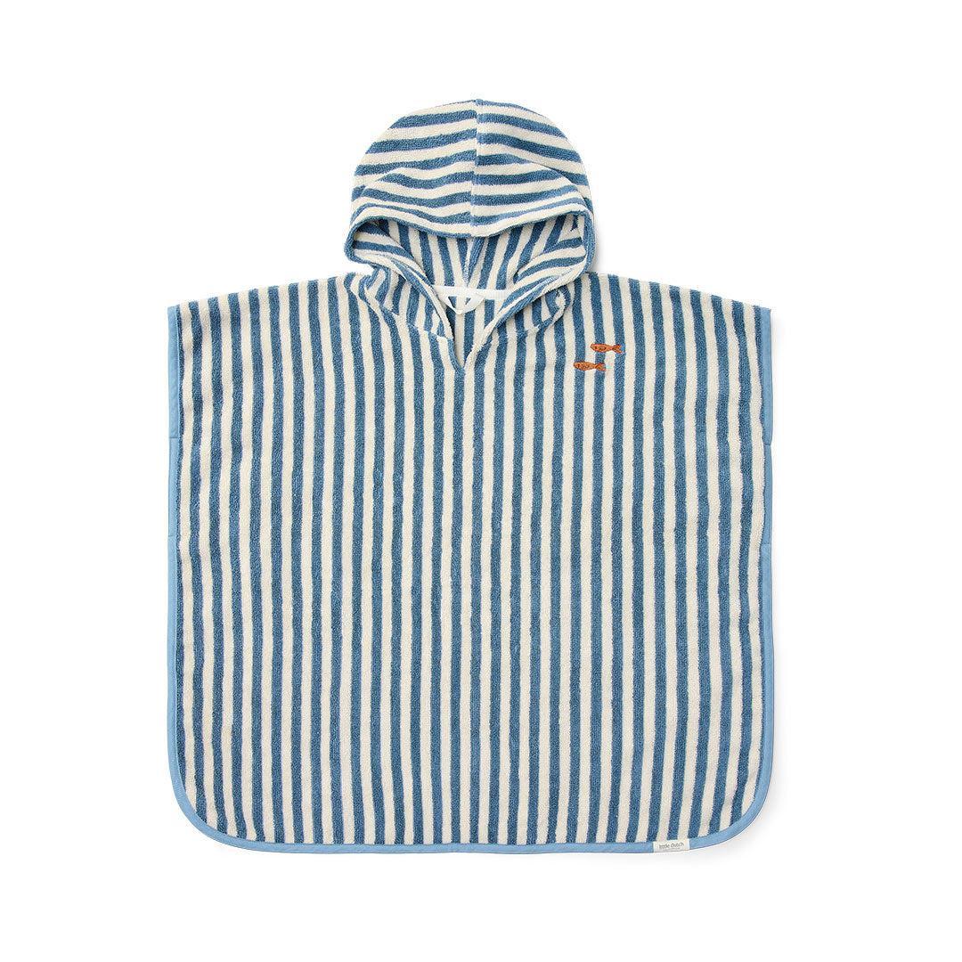 Little Dutch Beach Poncho - Ocean Sea Life Ocean Blue-Ponchos-Ocean Sea Life Ocean Blue-One Size | Natural Baby Shower