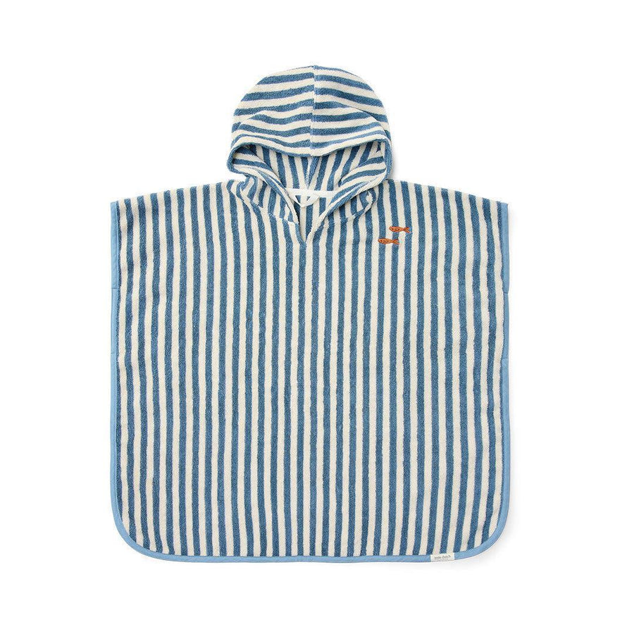 Little Dutch Beach Poncho - Ocean Sea Life Ocean Blue-Ponchos-Ocean Sea Life Ocean Blue-One Size | Natural Baby Shower