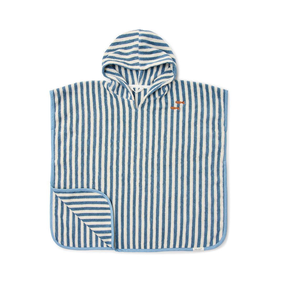 Little Dutch Beach Poncho - Ocean Sea Life Ocean Blue-Ponchos-Ocean Sea Life Ocean Blue-One Size | Natural Baby Shower