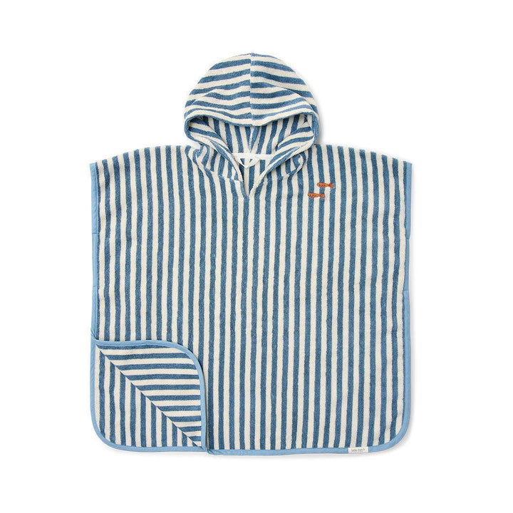 Little Dutch Beach Poncho - Ocean Sea Life Ocean Blue-Ponchos-Ocean Sea Life Ocean Blue-One Size | Natural Baby Shower