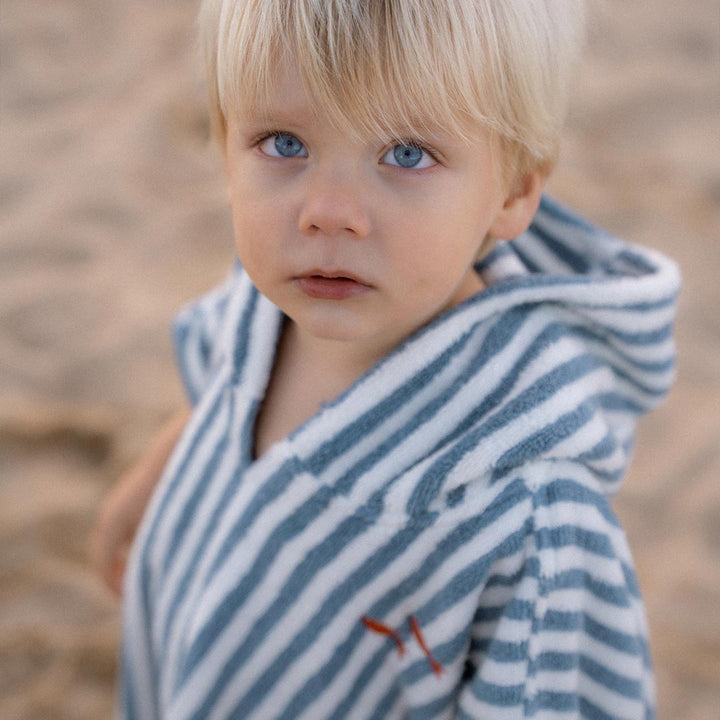 Little Dutch Beach Poncho - Ocean Sea Life Ocean Blue-Ponchos-Ocean Sea Life Ocean Blue-One Size | Natural Baby Shower