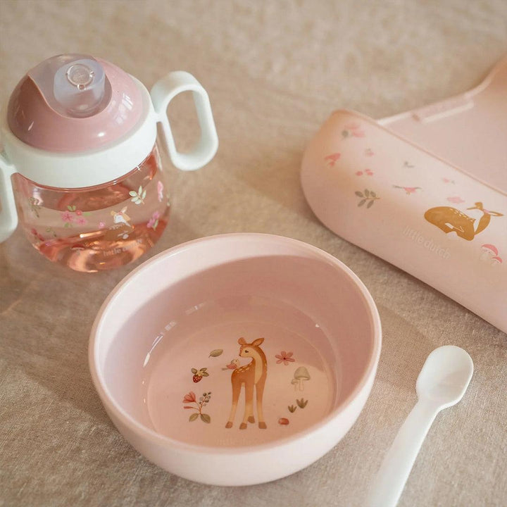 Little Dutch Childrens Bowl Mepal Mio - Pink-Bowls-Pink- | Natural Baby Shower