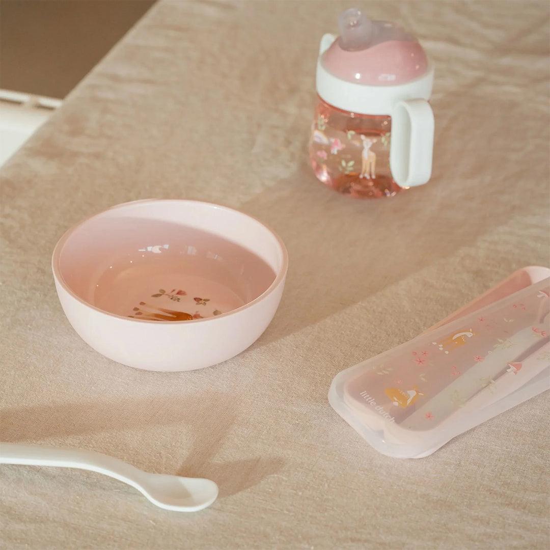 Little Dutch Childrens Bowl Mepal Mio - Pink-Bowls-Pink- | Natural Baby Shower