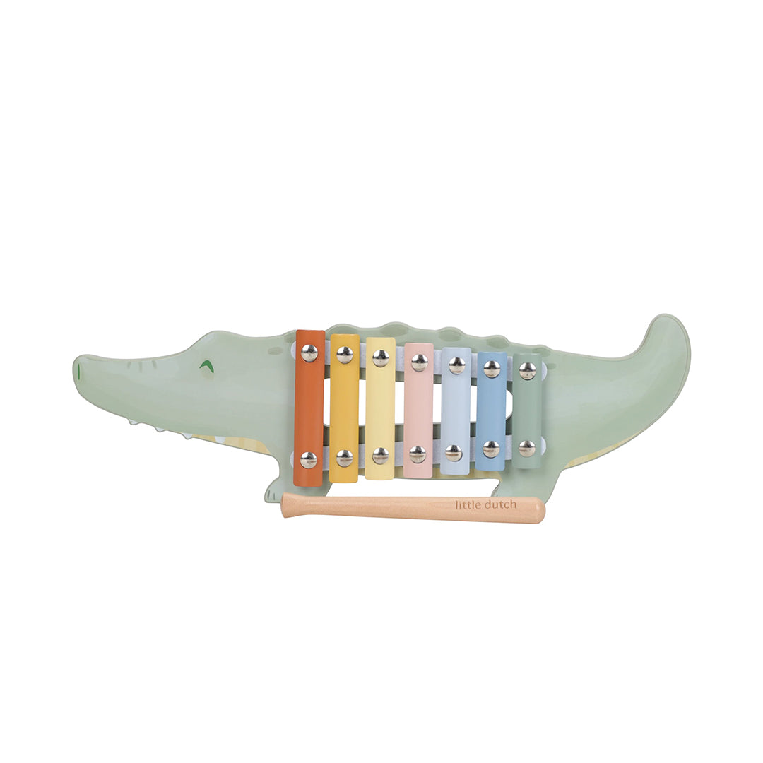Little Dutch Crocodile Xylophone - Crocodile FSC - Safari Friends - Safari Friends