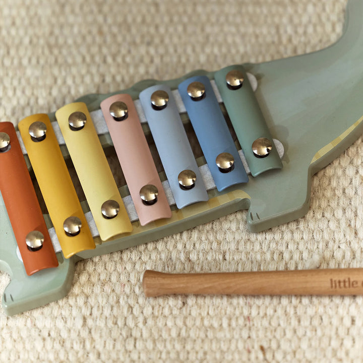 Little Dutch Crocodile Xylophone - Crocodile FSC - Safari Friends - Safari Friends