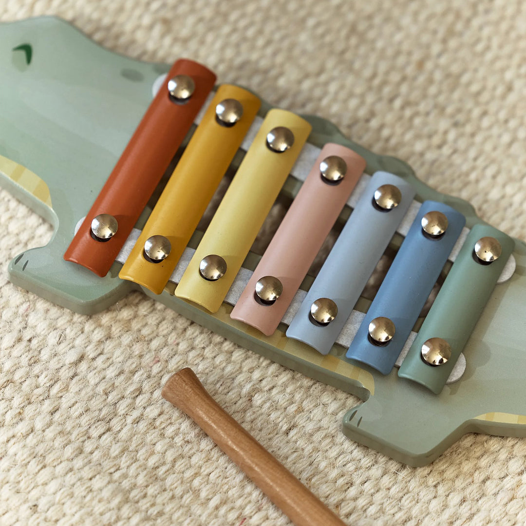 Little Dutch Crocodile Xylophone - Crocodile FSC - Safari Friends - Safari Friends