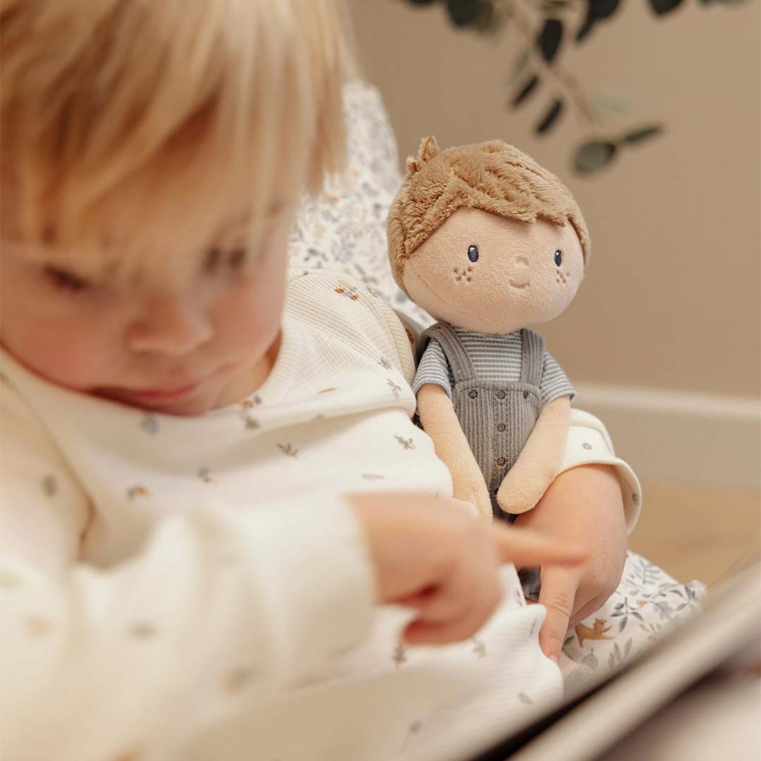 Little Dutch Cuddle Doll - Jim-Dolls-Jim-10cm | Natural Baby Shower
