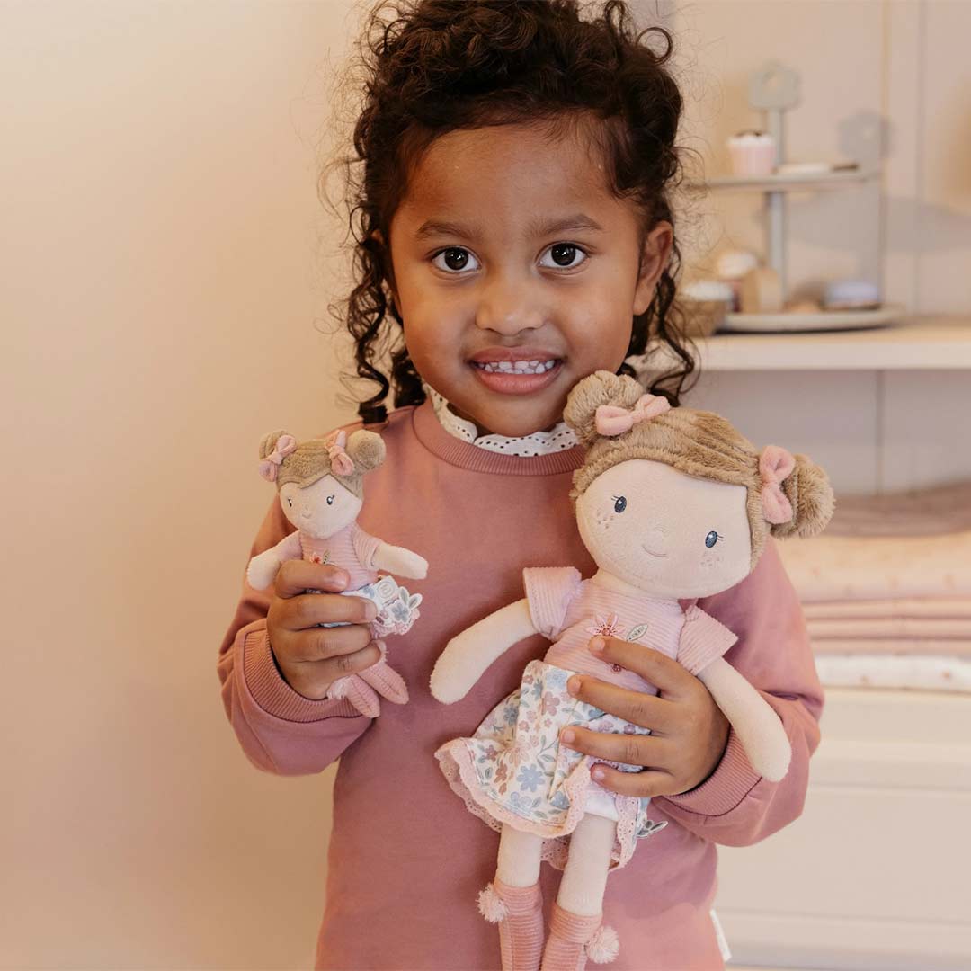 Little Dutch Cuddle Doll - Rosa-Dolls-Rosa-10cm | Natural Baby Shower