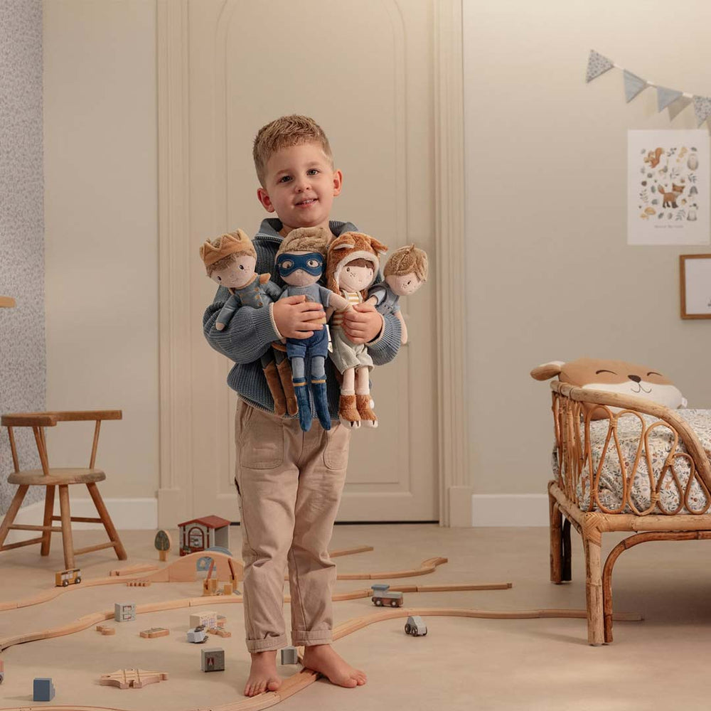 Little Dutch Cuddle Doll Superhero - Jim-Dolls-Jim-35cm | Natural Baby Shower