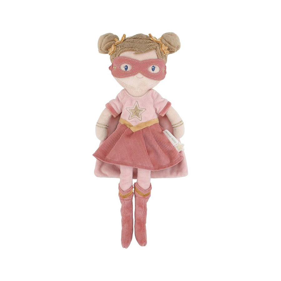Little Dutch Cuddle Doll Superhero - Rosa-Dolls-Rosa-35cm | Natural Baby Shower