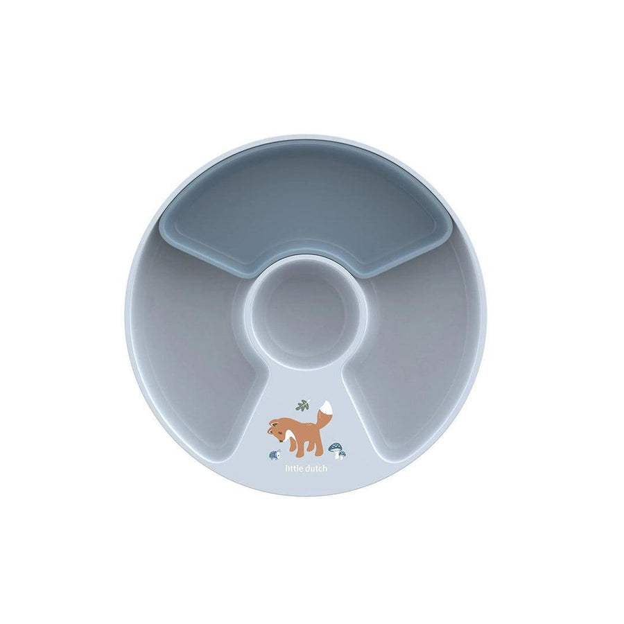 Little Dutch Divider Plate Mepal Mio - Blue-Plates-Blue- | Natural Baby Shower