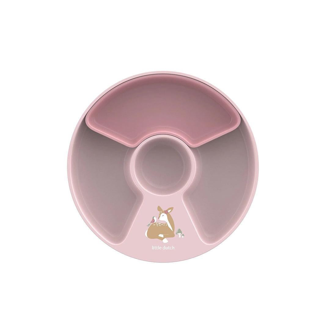 Little Dutch Divider Plate Mepal Mio - Pink-Plates-Pink- | Natural Baby Shower